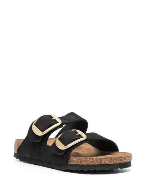 Ciabatte Birkenstock Arizona Big Buckle nere in nabuk BIRKENSTOCK | ARIZONA BIG1023290